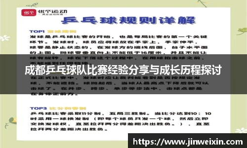 成都乒乓球队比赛经验分享与成长历程探讨